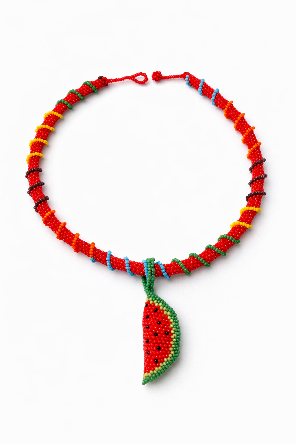 Sol de Sandía - Beaded Necklace