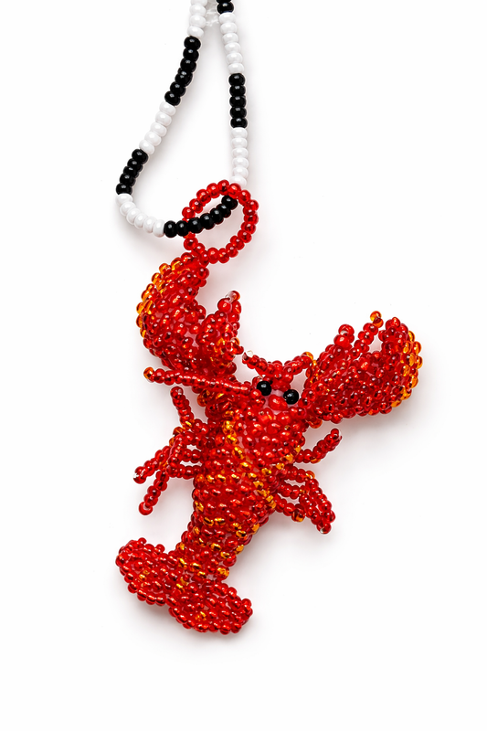 Aube Coralline - Lobster Beaded Necklace