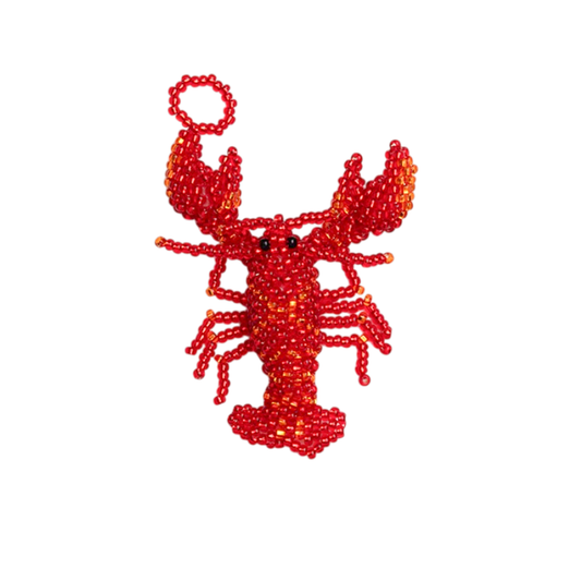 Aube Coralline - Lobster Beaded Necklace