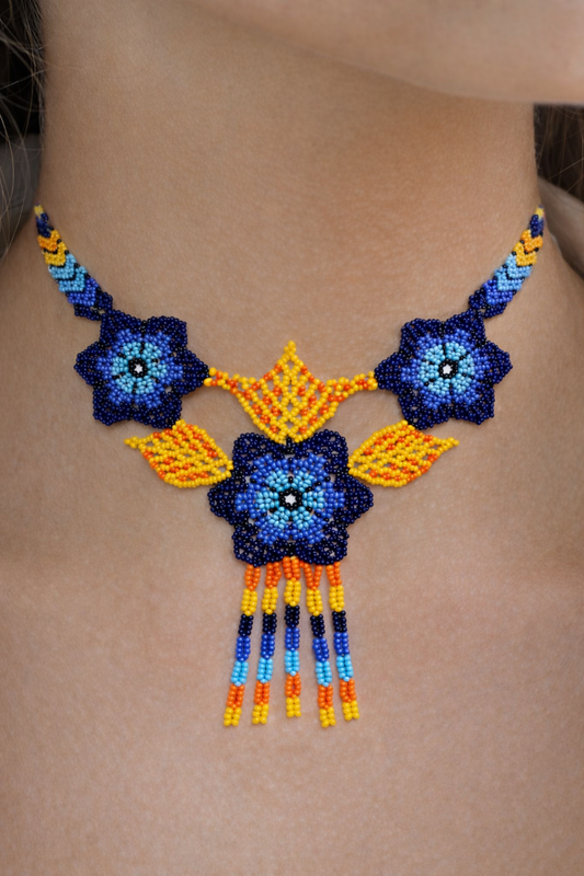 Azulina - Beaded Neclace