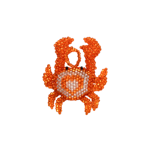 Crimson Tide Crab - Beaded Necklace