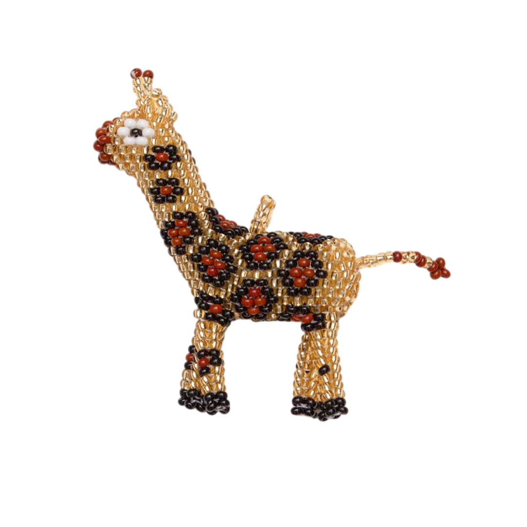 Golden Savannah Giraffe Pendant