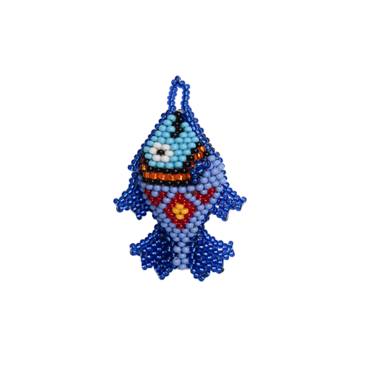 Mar Céleste – Beaded Fish Pendant