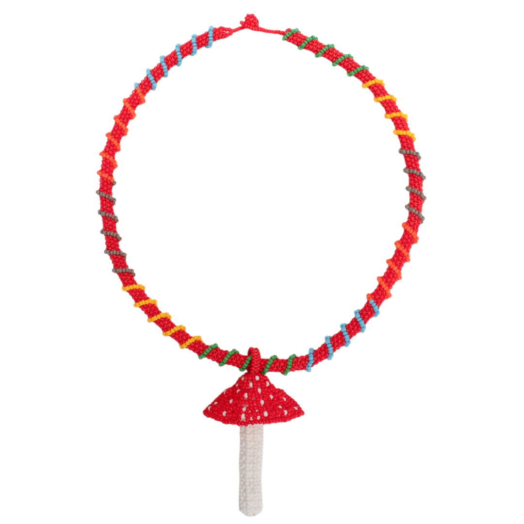 Piñata Mushroom Necklace